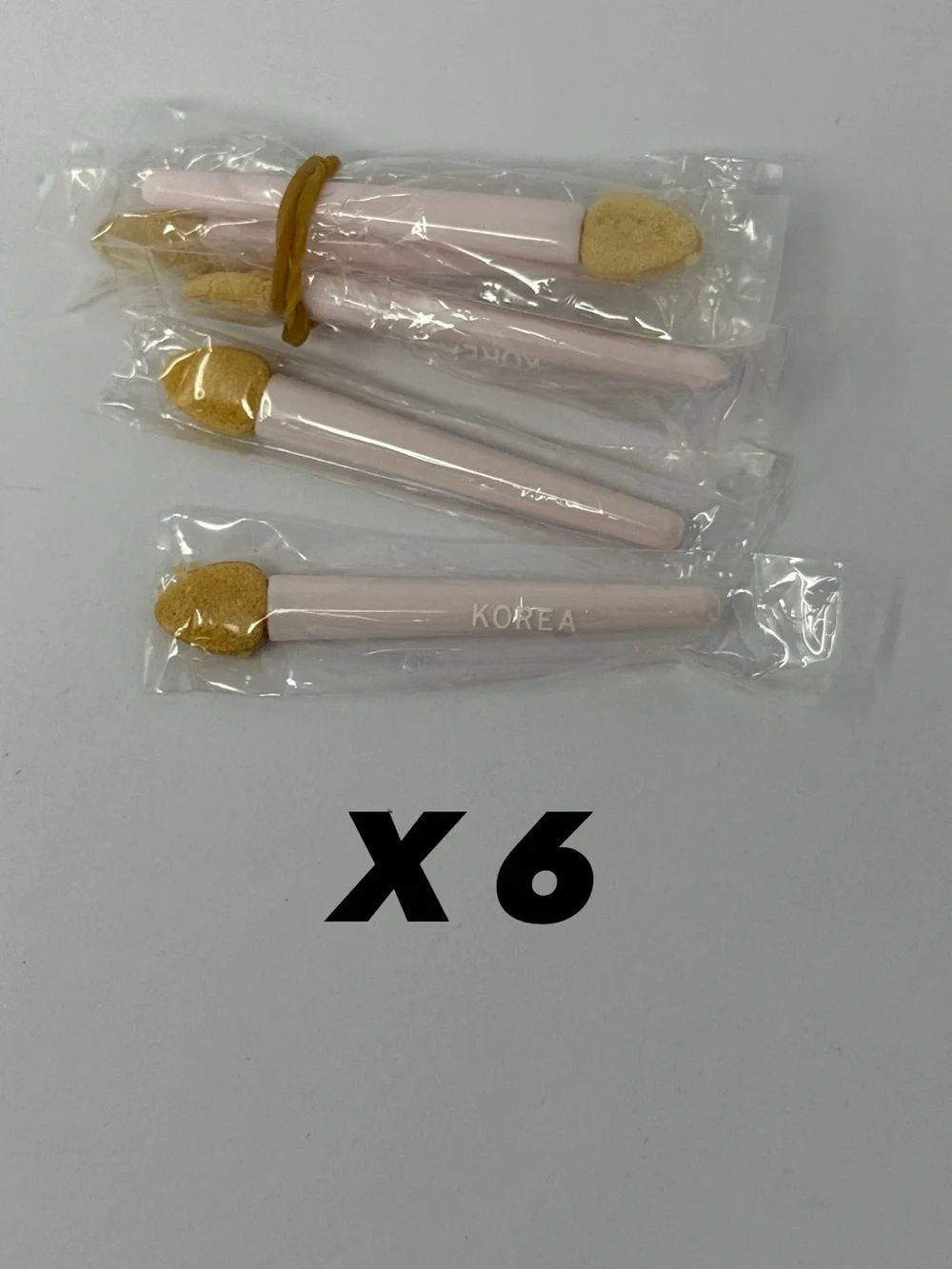 Lot of 65 Mary Kay Pink 2 1/4” Cake Eyeliner Sponge Shadow Blush Compact Brush